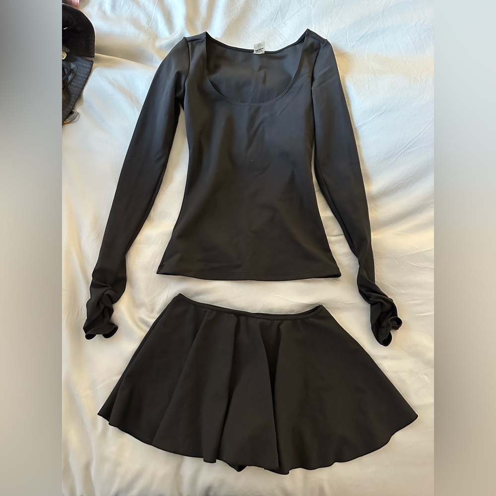 Frankie's Bikinis Active Skirt and Top Set